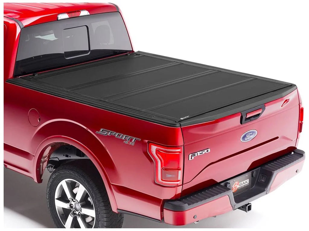 BAK by RealTruck BAKFlip MX4 Hard Folding Truck Bed Tonneau Cover | 448327 | Compatible with 2015 - 2020 Ford F-150 6' 7" Bed (78.9")