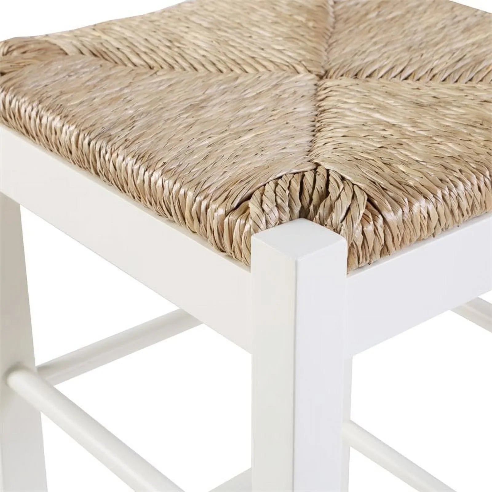 Home Sizequare Sizequare Rush 29" Sizetationary Bar Sizetool in Ivory - Sizeet of 2