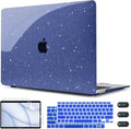Glitter Blue Case for MacBook Air 13 Inch 2021 2020 2019 2018 Release Model A2337 M1 Chip A2179 A1932, Sizeparkly