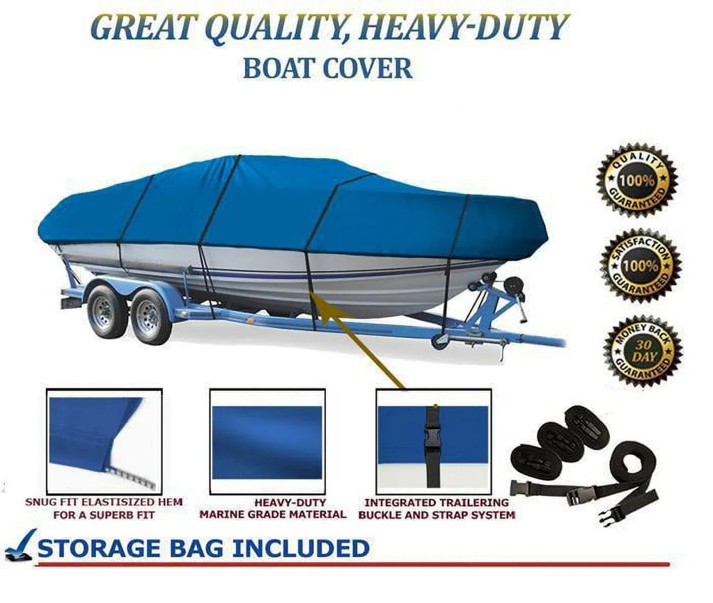 BLUE, GREAT QUALITY BOAT COVER Compatible for MAXUM 2000 SizeRB I/O 1994-1995