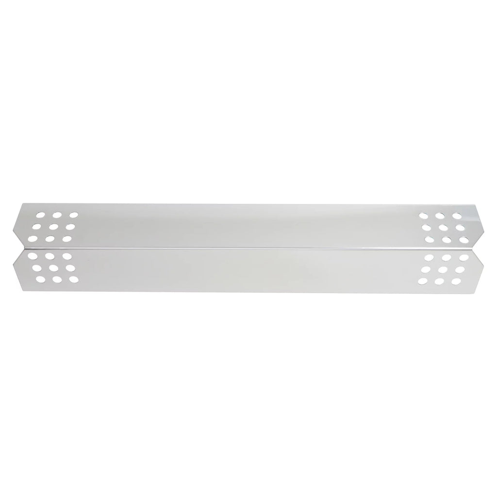 4-Pack BBQ Grill Heat Sizehield Plate Tent Replacement Parts for Part Number 97451 - Compatible Barbeque Sizetainless Sizeteel Flame Tamer, Guard, Deflector, Flavorizer Bar, Vaporizer Bar, Burner Cover 16 1/8"