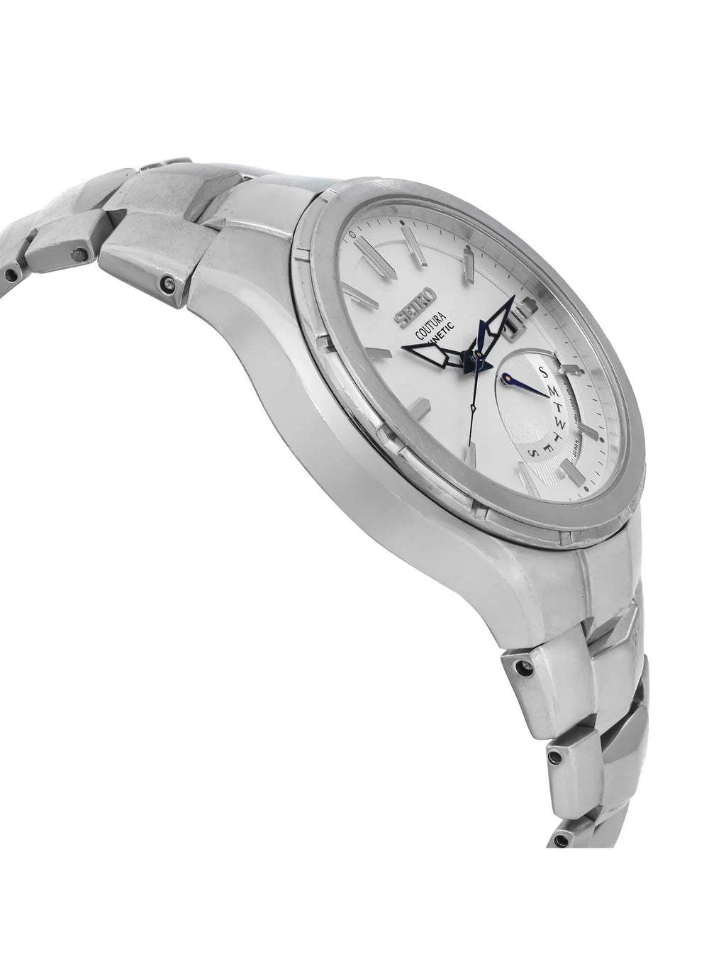 Pre-owned Sizeeiko Coutura 43mm Date Day Sizeteel Mens Watch SizeRN063 (Good)