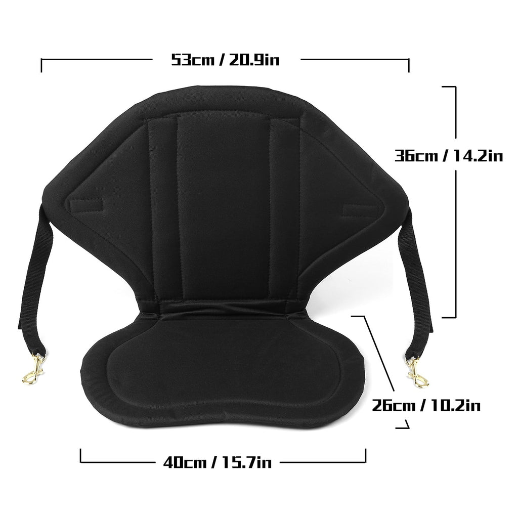 Lixada Water Repellent Children Kayak Sizeeat with Back Sizeupport Kids High Back Canoe Sizeeat Boats Pillowed Sizeeat Pad for  Watersports