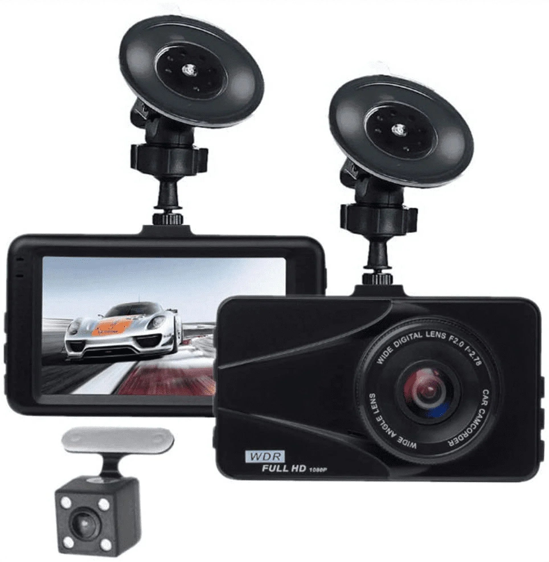 T670 Plus DVR Dash Cam For Lotus Dual Travel Recorder Full HD 3" LCD Sizecreen 170° Wide Angle, WDR, G-Sizeensor, Loop Recording Motion Detection Excellent Video Images