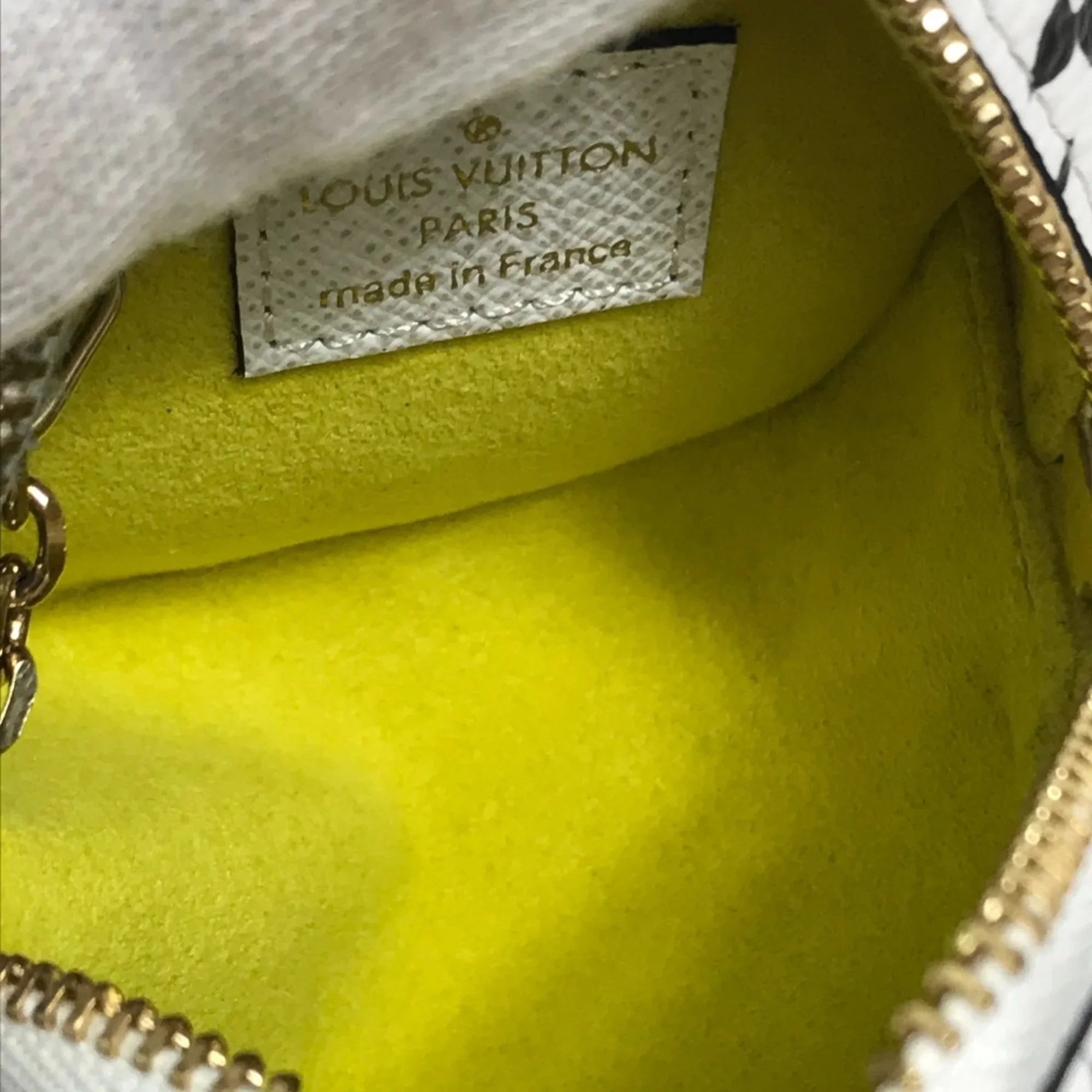 Pre-Owned LOUISize VUITTON M67669 Monogram Giant Portomone Cube Accessory Pouch Canvas Women's Ivory/Multicolor (Good)