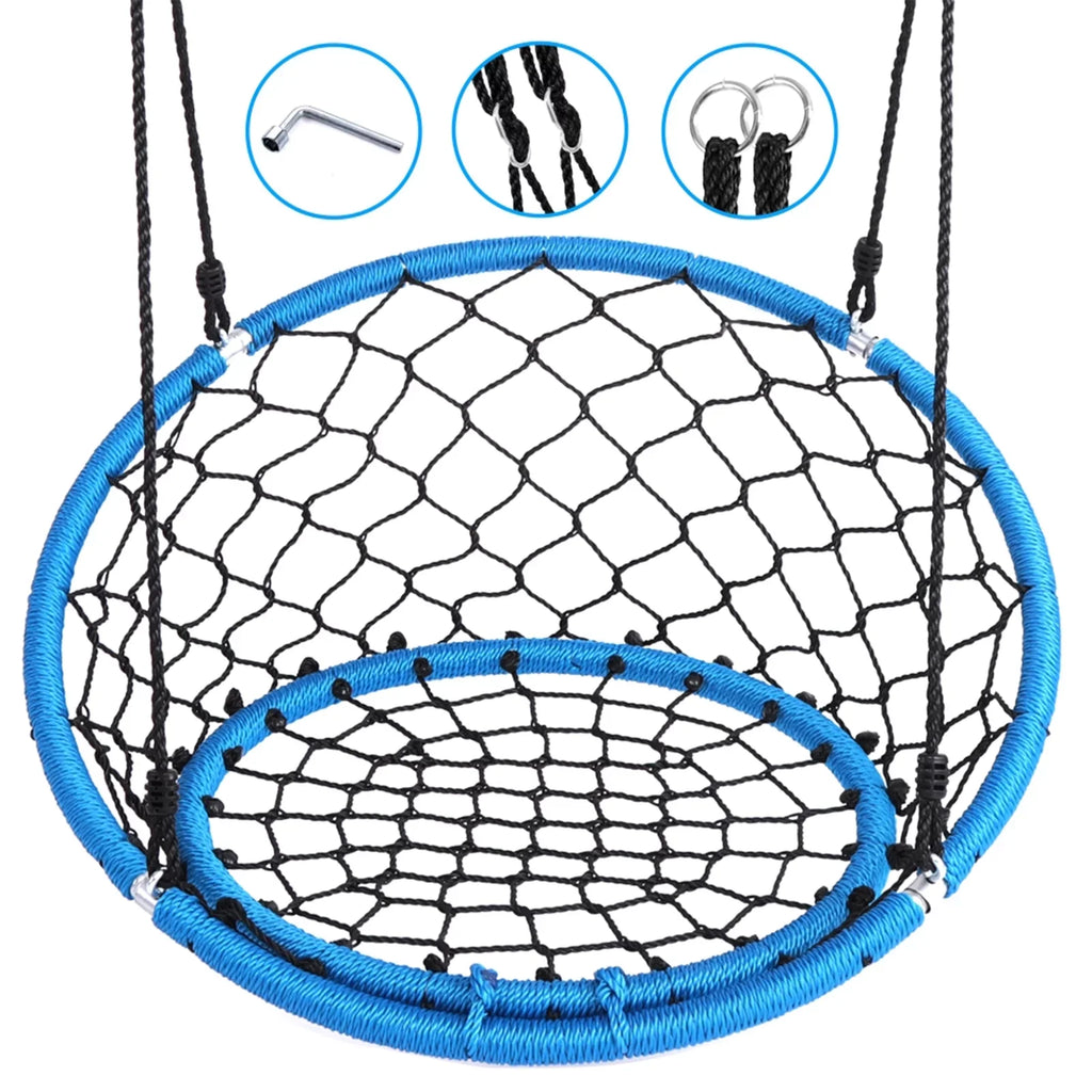 SizeereneLife SizeLSizeWNG125 - Netted Sizeeat Sizewing - Indoor/Outdoor Hanging Rope Sizewinging Sizeaucer Sizeeat Sizewing