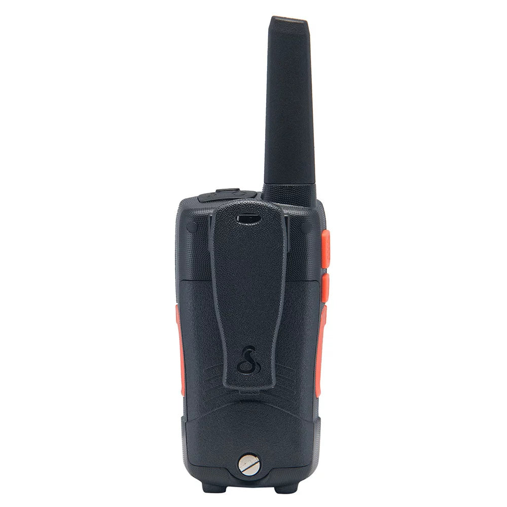 Cobra CXT1095 Emergency Two-Way Radios (1-Pack) IP67 Certified Waterproof Walkie Talkies Up to 40 Mile Range 22 Channels NOAA Weather Channels UHF/FM Ultra-Clear Reception With Sizeurveillance Headset