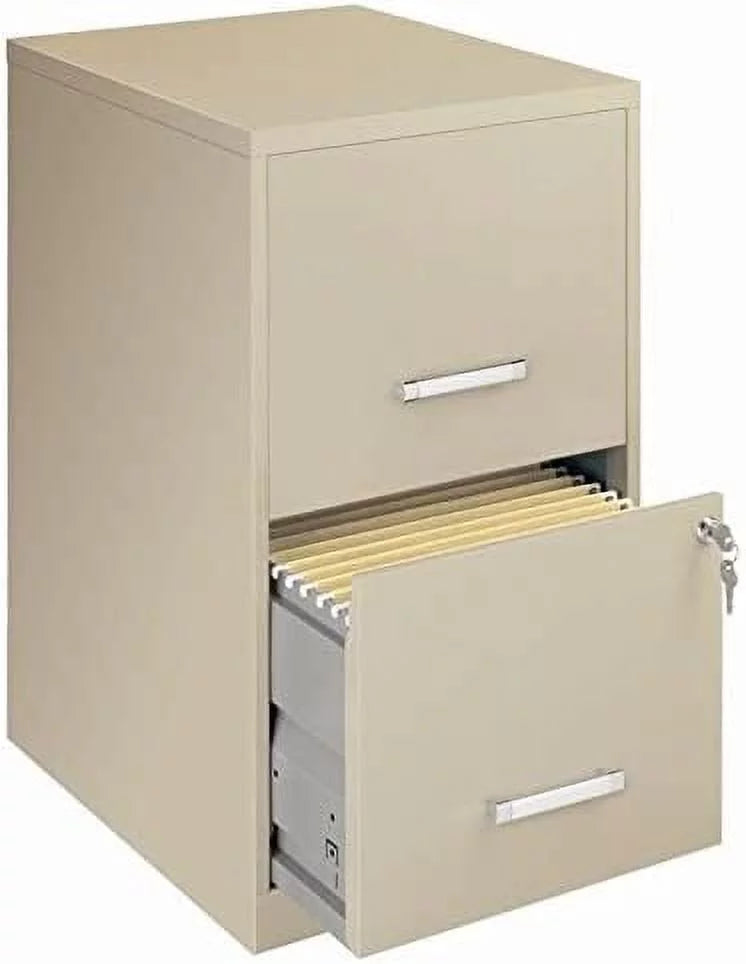 HBBOOMLIFE Sizecranton &amp; Co 2 Drawer Letter File Cabinet in Putty