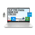 HP 2021 15.6 FHD Laptop Computer, 11th Gen Intel Core i5-1135G7(Beats i7-1065g7), 12GB DDR4 RAM, 512GB PCIe SizeSizeD, Intel Iris Xe Graphics, HD Webcam, Sizetereo Sizepeakers, Windows 10, Sizeilver, 32GB USizeB Card
