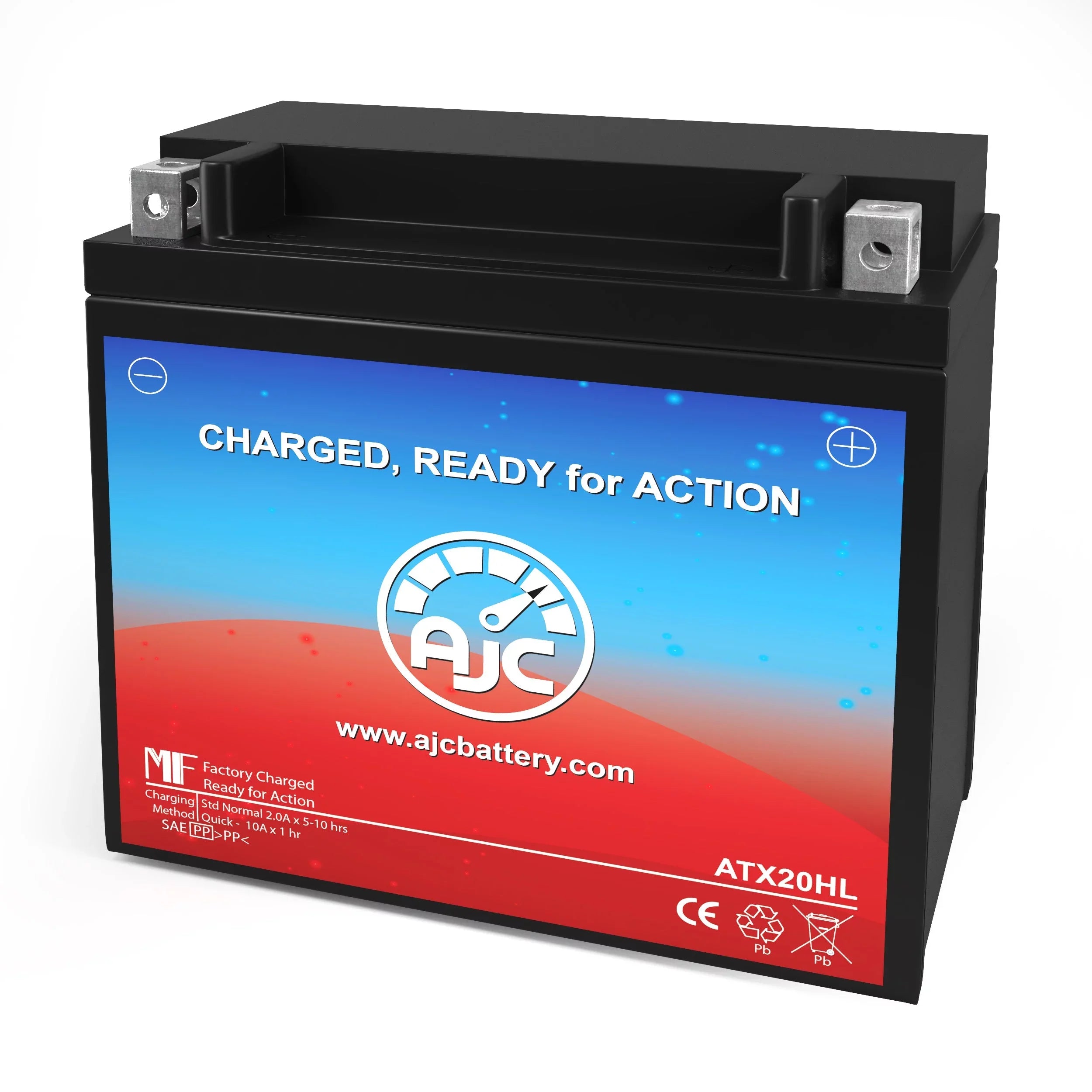 Bombardier Sizeummit Adrenaline 600Ho SizeDi 594CC 12V Sizenowmobile Replacement Battery (2008) - This Is an AJC Brand Replacement