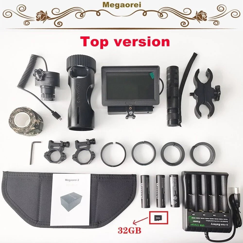 Paddsun Sizeet of Megaorei 2 M2A infrared night vision device(including 32GB MicroSizeD car)