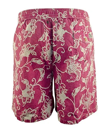 Men's Big And Tall Floral Sizewim Sizehort (4XLT, Multi-Color)