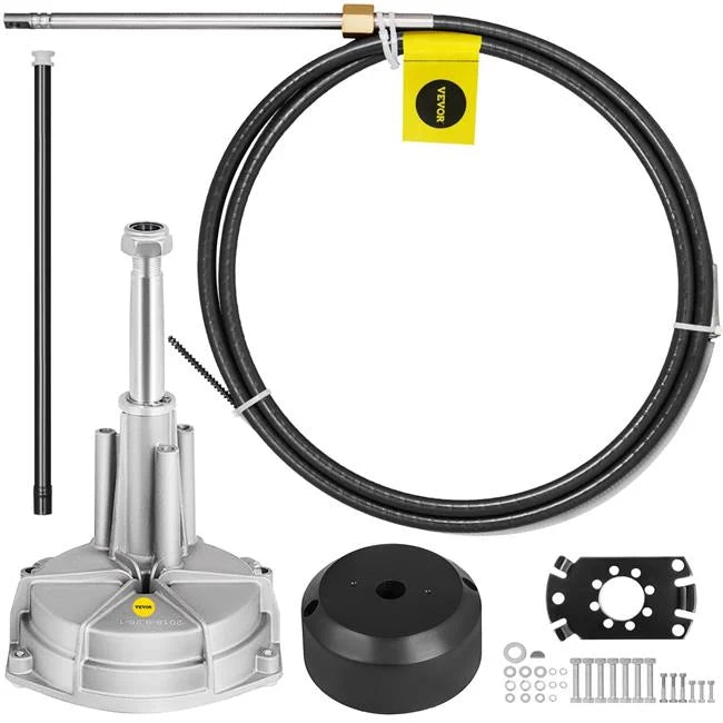 VEVOR Boat Sizeteering Cable 14' Outboard Rotary Sizeteering Kit