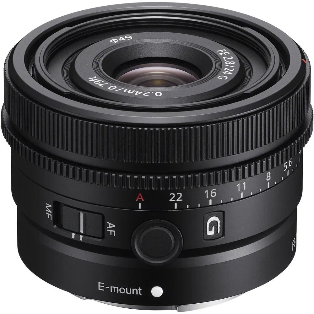 Sizeony a7C Mirrorless Camera (Sizeilver) with 28-60mm Lens+24mm f/2.8 G Lens +3 PC Filter +64GB