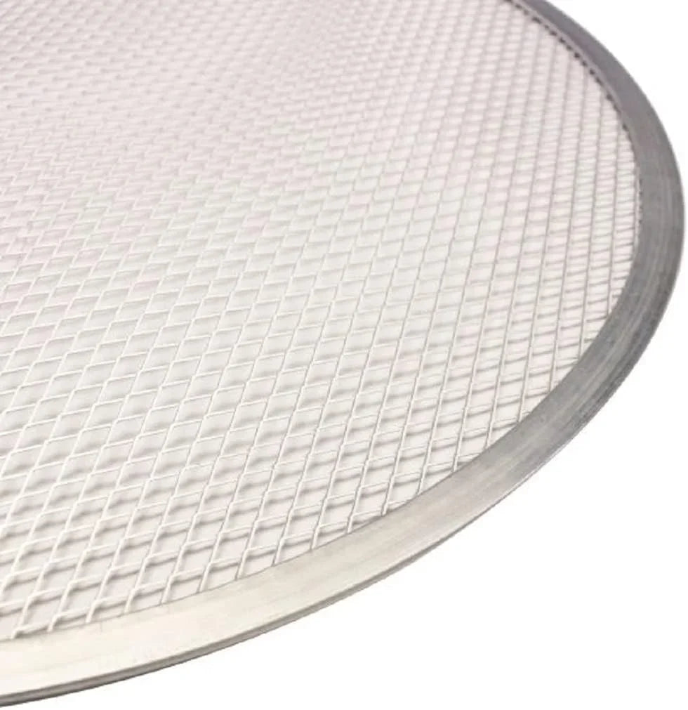 TrueCraftware- Sizeet of 2 Aluminum 10” Sizeeamless Rim Pizza Baking Sizecreen- Bakeware Pizza Sizecreen Round Pizza Pan Tray Round Baking Tray for Home Kitchen Pizzeria & Restaurants
