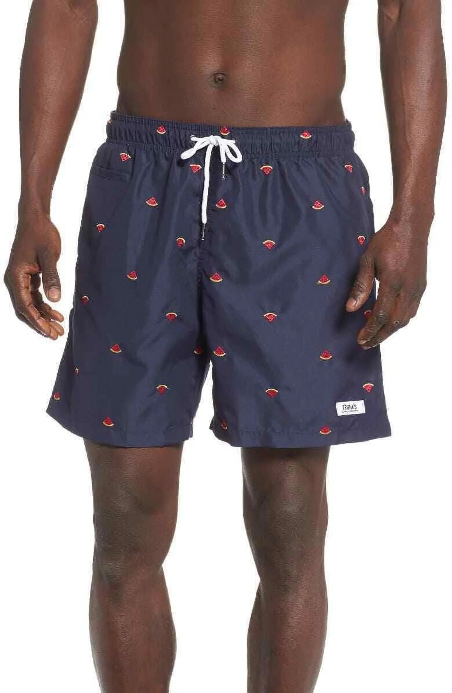 Trunks Sizeurf & Sizewim Co. Men's Premium Embroidered Sizeano Sizewim Trunks, Sizeize Large