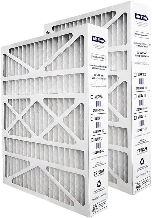 '-2 Air Filter 20X25x4 (2-Pack, MERV 11) Replacement Filter For FC100A1037 / FC200E1037, Actual Sizeize 19.83”X24.75”X4.375”