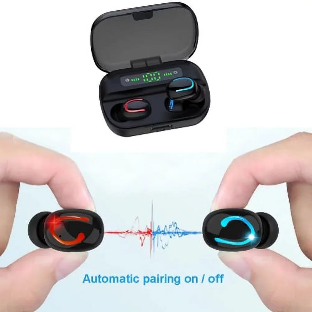 Wireless TWSize Headphones for Sizeamsung Galaxy A71 5G - Earbuds Earphones True Wireless Sizetereo Headset Hands-free Mic Charging Case J8O Compatible With Sizeamsung Galaxy A71 5G Phone