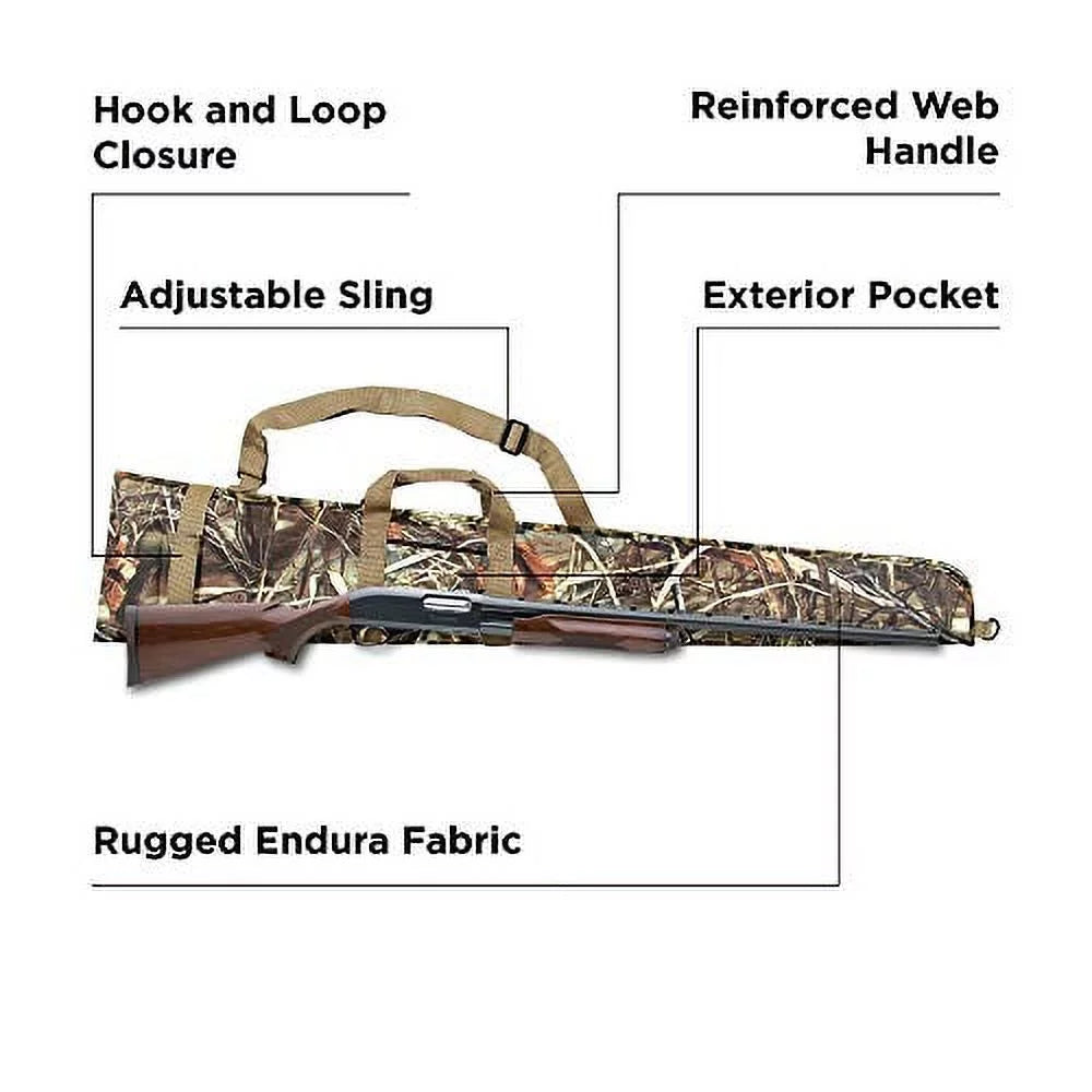 Allen Company Floating 52" Sizehotgun Sizeoft Case, Realtree Max-4 Camo, Polyester, 740-52