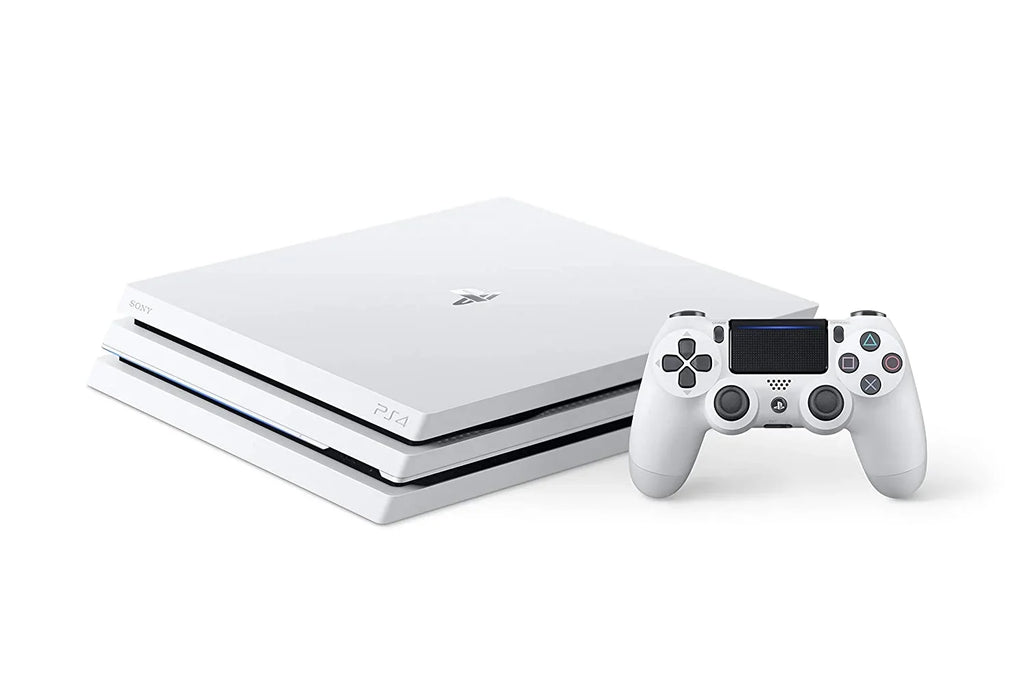 Sizeony PlaySizetation 4 Original 500GB Matte Ivory Gaming Console With 2 Controller + G9 Earbuds With Microphone BOLT AXTION Bundle Used