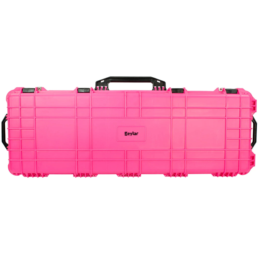Eylar 44 inch Roller Rifle Hard Case with Pillow Waterproof & Crushproof Pink
