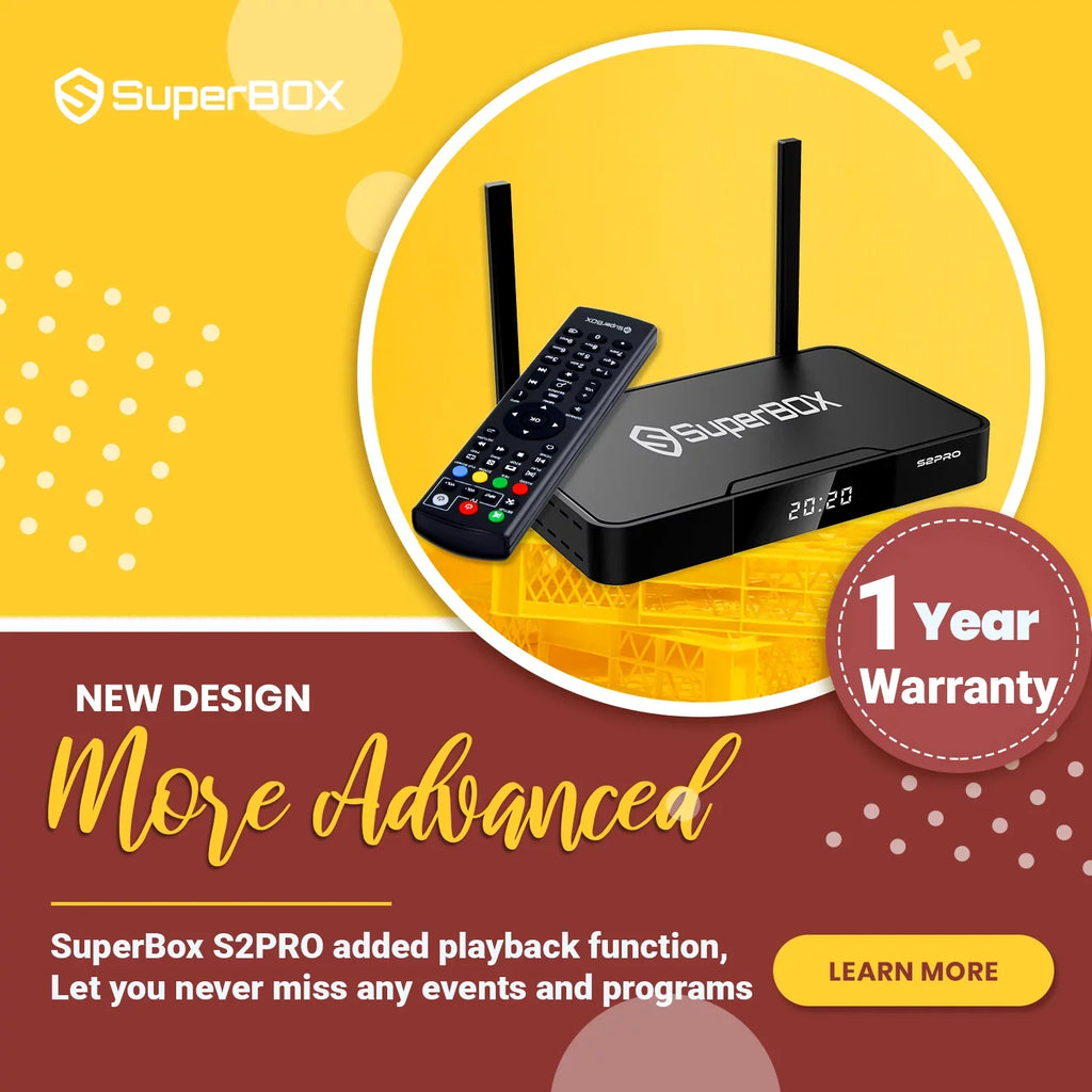superbox s2 pro Powered by Android 9 Output USizeB3.0 2GB RAM 16GB ROM mini computer
