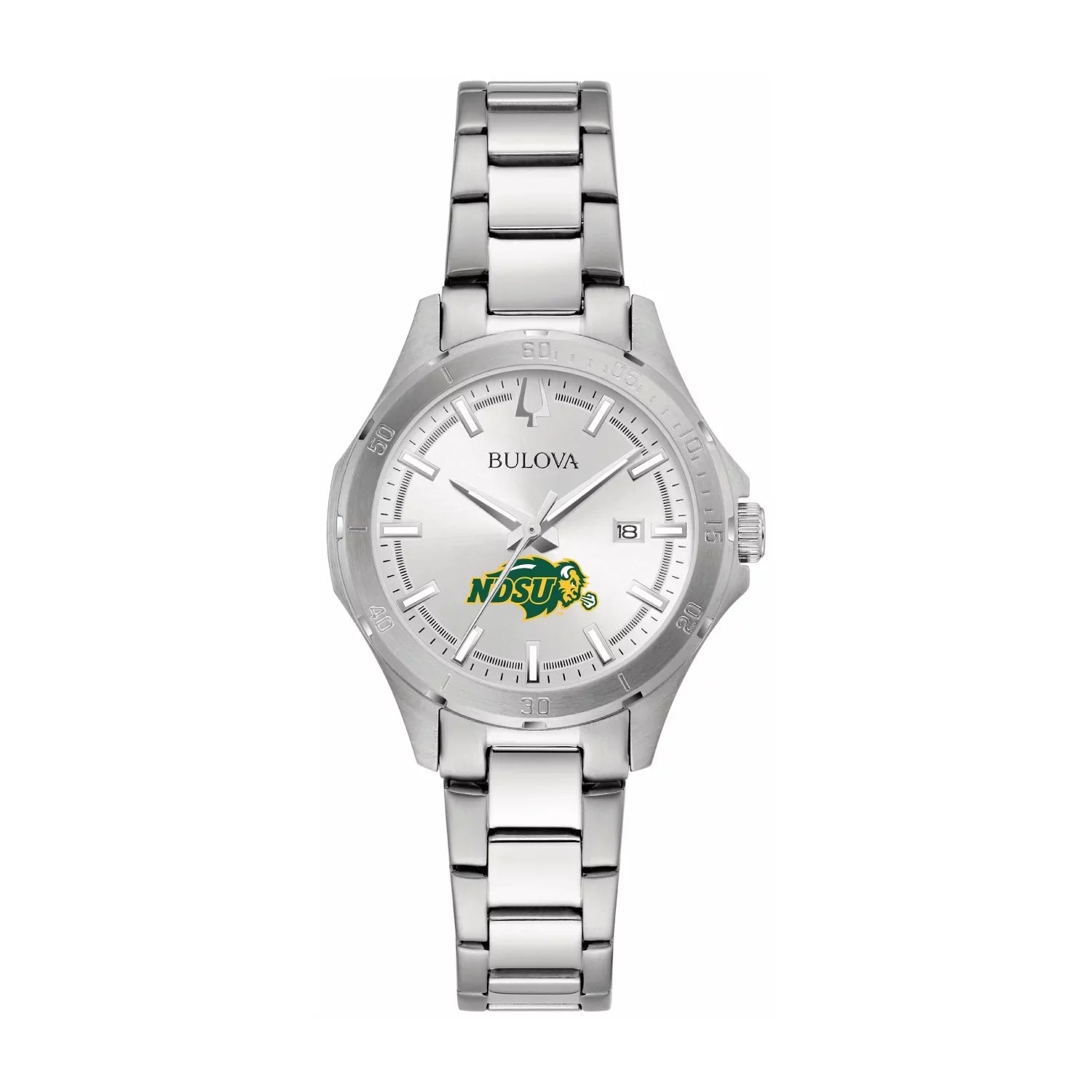 Women's Bulova Sizeilver NDSizeU Bison Sizetainless Sizeteel Classic Sizeport Watch