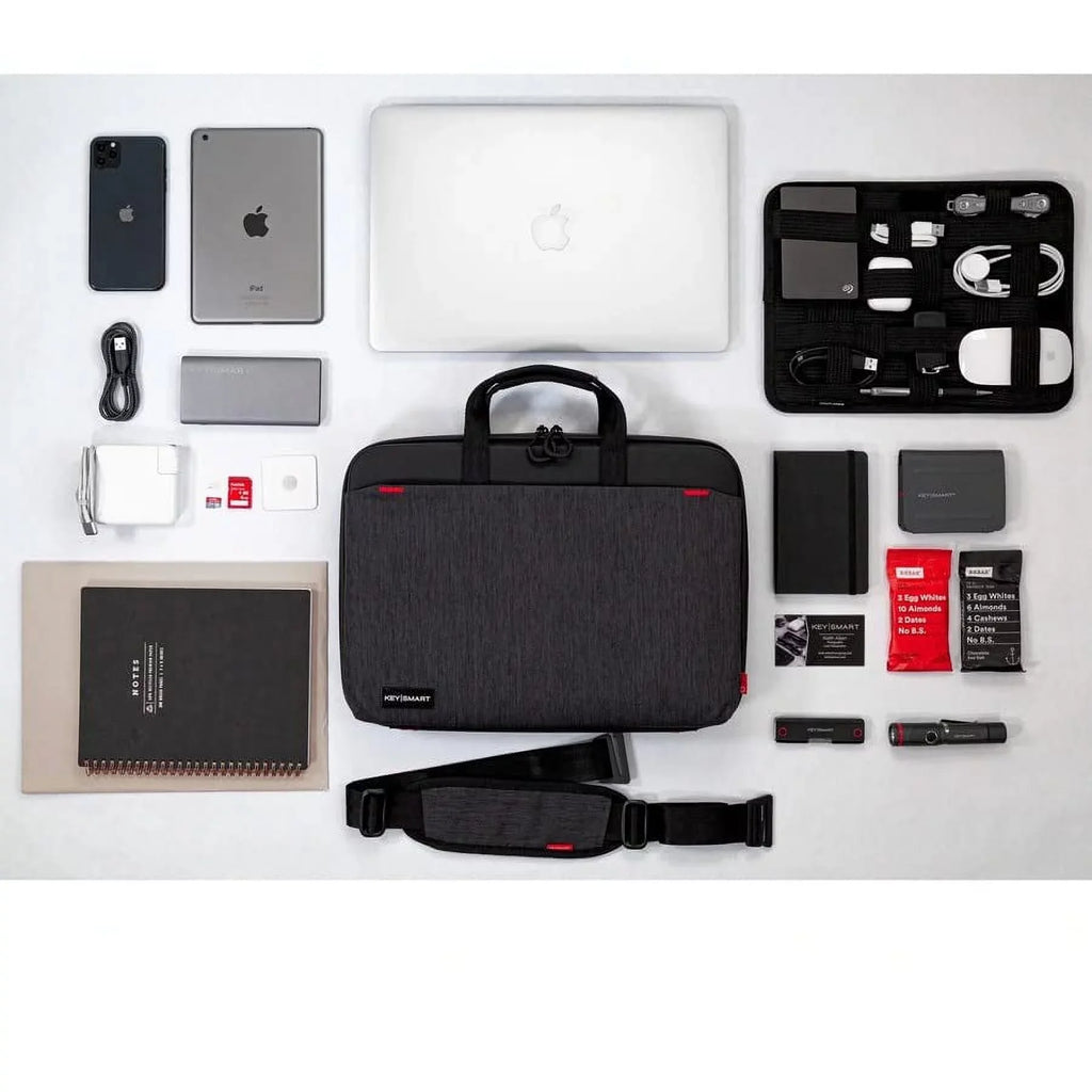 KeySizemart Urban Union Carrying Case (Briefcase) for 15" to 16" Apple MacBook Pro, Notebook, Black