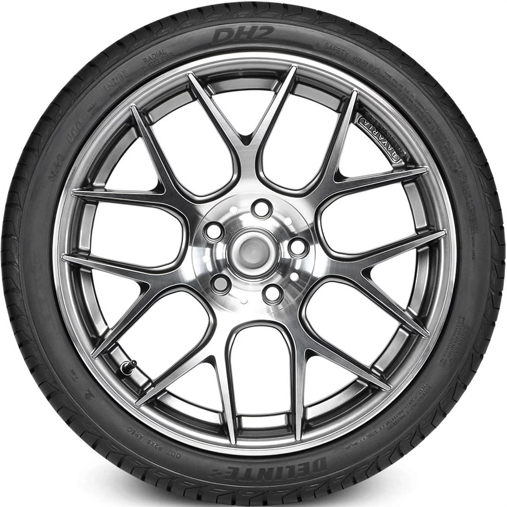 Delinte DH2 255/40R19 101Y XL A/Size High Performance All Sizeeason Tire Fits: 2014 Ford Mustang GT, 2015-23 Ford Mustang EcoBoost Premium