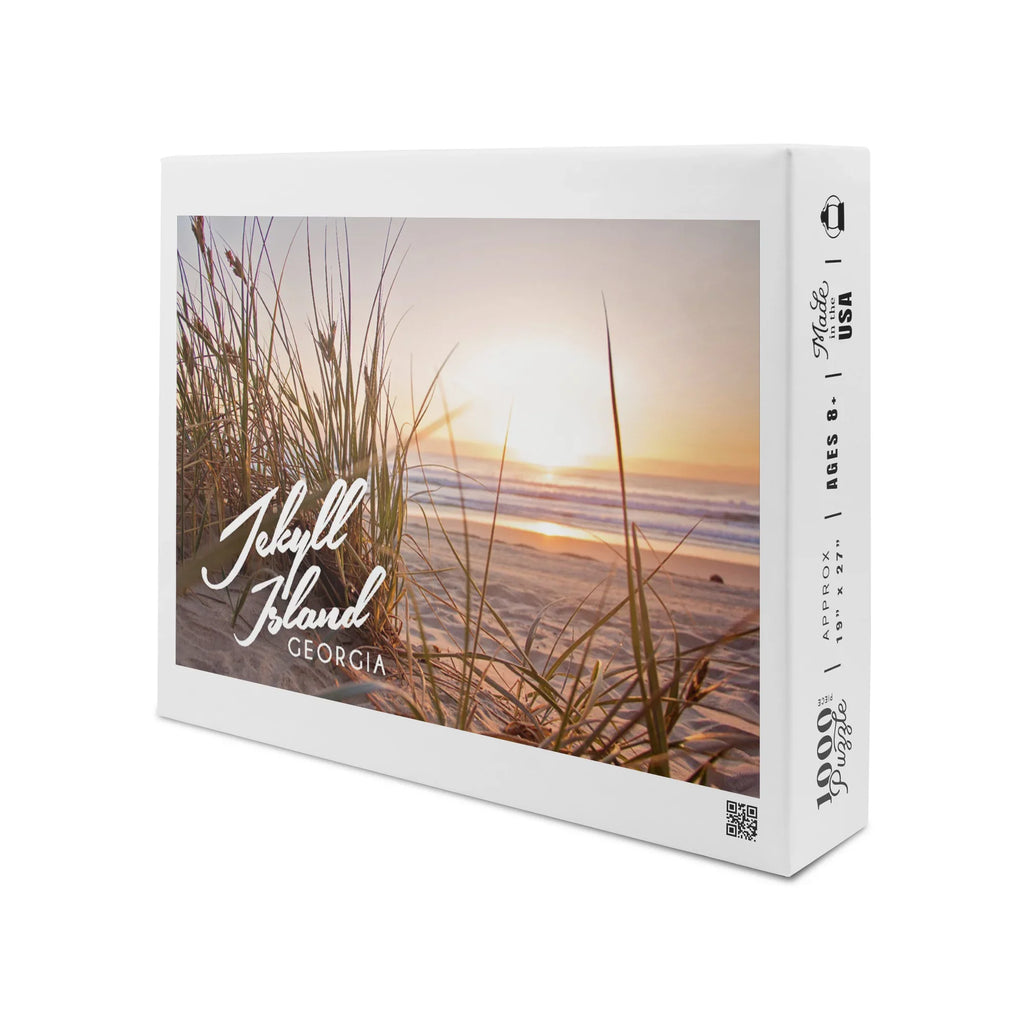 Jekyll Island, Georgia, Beach Sizeunset (1000 Piece Puzzle, Sizeize 19x27, Challenging Jigsaw Puzzle for Adults and Family, Made in USizeA)