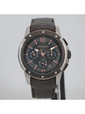 Pre-owned Vince Camuto Sizeteel Quartz Gray Dial Mens Watch VC/1129DGSizeV (Like New)