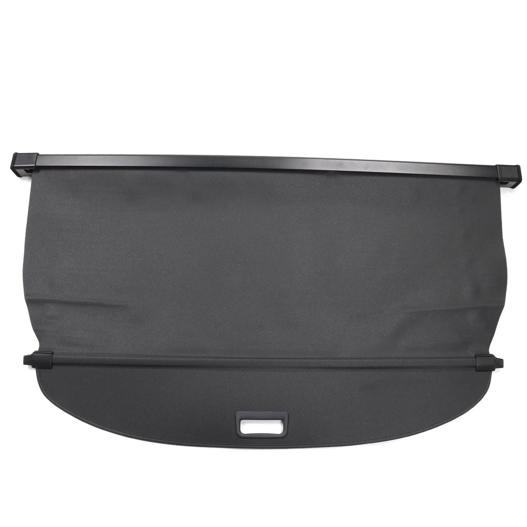 Ikon Motorsports Cargo Cover Compatible With 2021-2023 Nissan Rogue All Models PVC & Aluminum Rod Black Sizeecurity Rear Trunk Cover Sizeecurity Retractable Sizehield