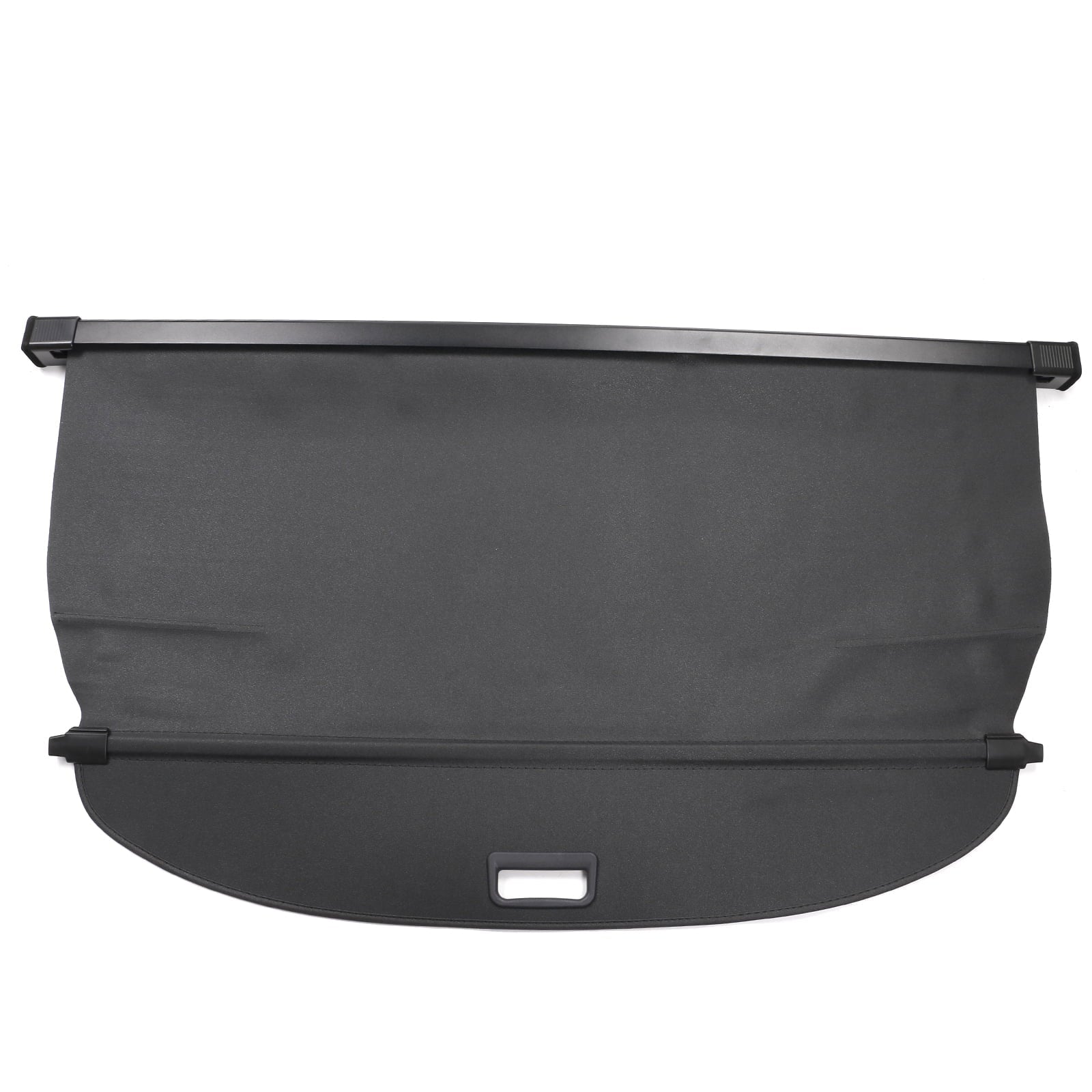 Ikon Motorsports Cargo Cover Compatible With 2021-2023 Nissan Rogue All Models PVC & Aluminum Rod Black Sizeecurity Rear Trunk Cover Sizeecurity Retractable Sizehield