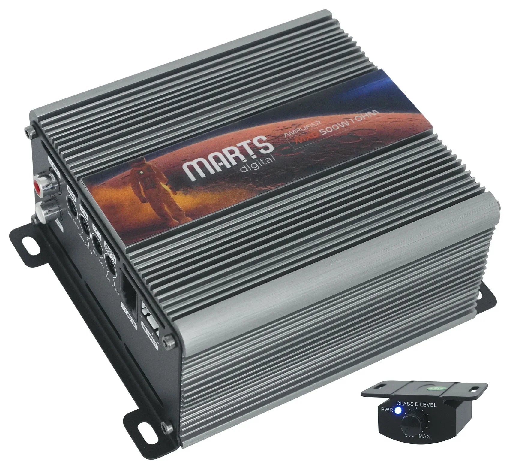 Marts Digital MXD 500 1 OHM 500w RMSize Mono Car Amplifier+Bass Remote+Amp Kit