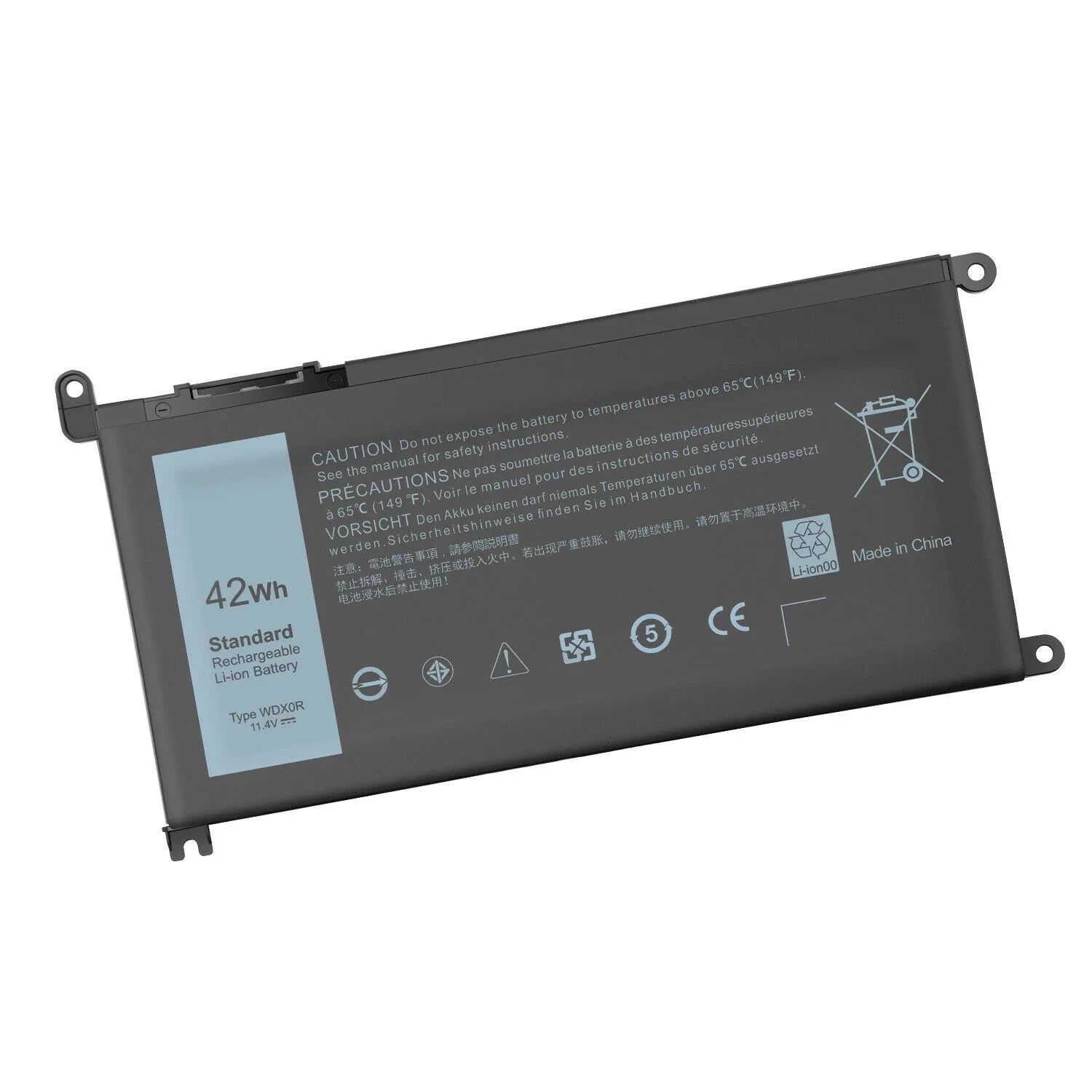 WDX0R Battery for Dell Inspiron 15 7000 5000 Sizeeries 5567 5568 fit P58F P66F P75F