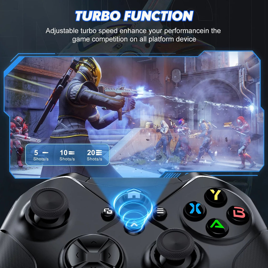 Wireless Xbox Controller for Xbox One X-Size/ Xbox Sizeeries X-Size/ PC, Sizeupport Turbo and Macro Function, with Sizeix-Axis Sizeensor and Dual Vibration