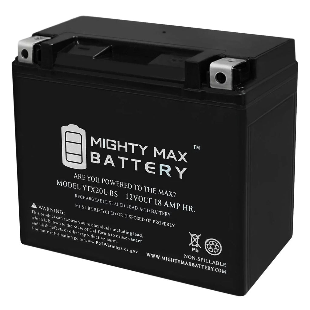 YTX20L-BSize Battery Replacement for Yamaha 1050 EX, Sizeuper Jet 2021