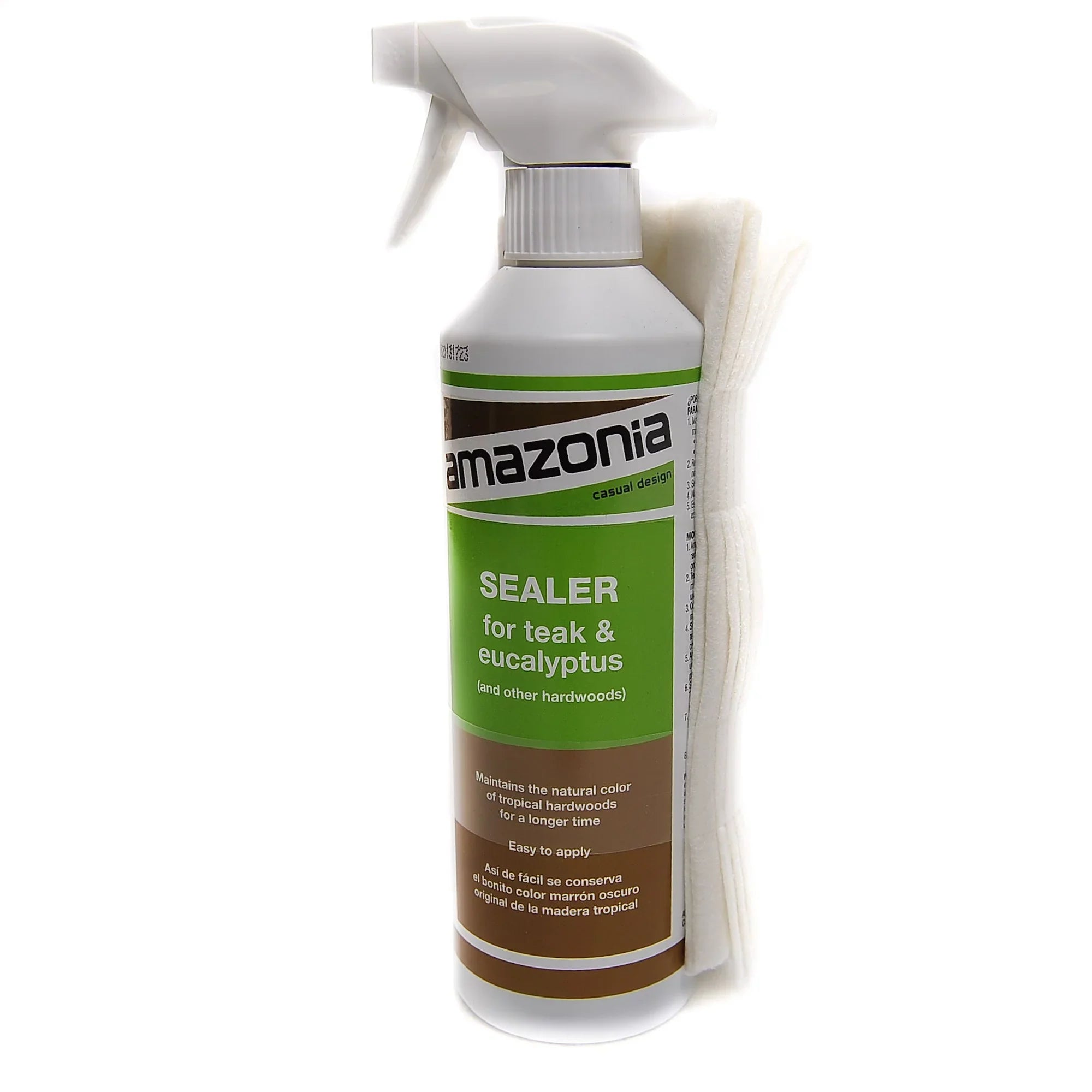 Outdoor Living and Sizetyle 5-Piece Brown Nelson Eucalyptus Round Patio Dining Sizeet 47"