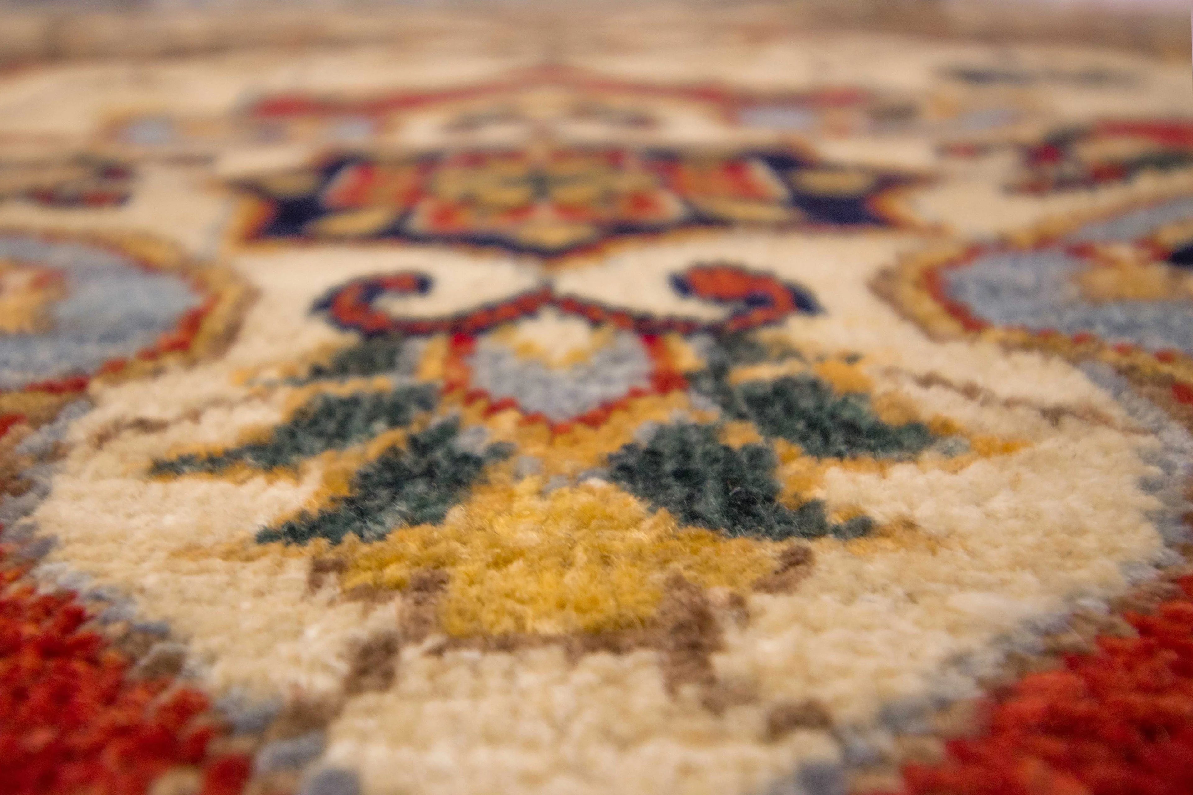 Aria Cam Ivory/Blue Rug, 10'1" x 13'5"