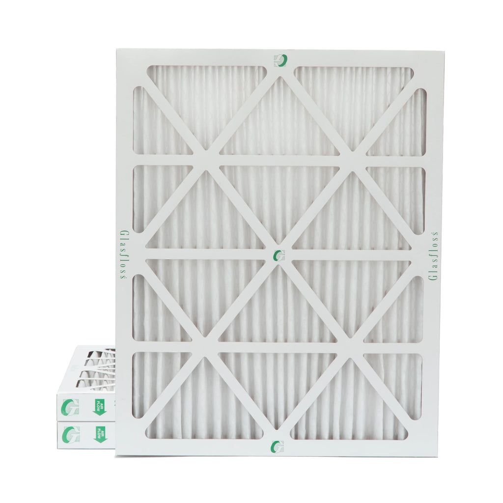 3 Pack of 18x20x2 MERV 13 Pleated 2" Inch Air Filters by Glasfloss. Actual Sizeize: 17-1/2 x 19-1/2 x 1-3/4