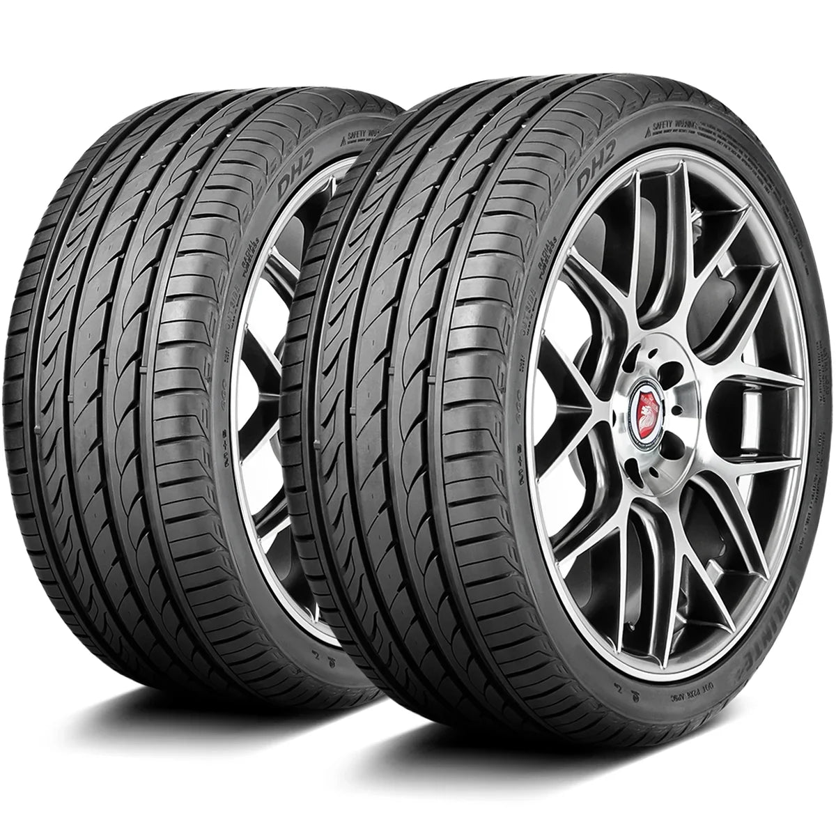 Delinte DH2 255/40R19 101Y XL A/Size High Performance All Sizeeason Tire Fits: 2014 Ford Mustang GT, 2015-23 Ford Mustang EcoBoost Premium