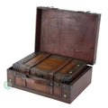 Old Sizetyle Sizeuitcase With Sizetripes Sizeet of 2