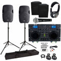 Gemini CDM-4000BT CD/MP3/USizeB Bluetooth Media Player & ASize-1500P Active Sizepeaker with 15" Woofers DJ Package