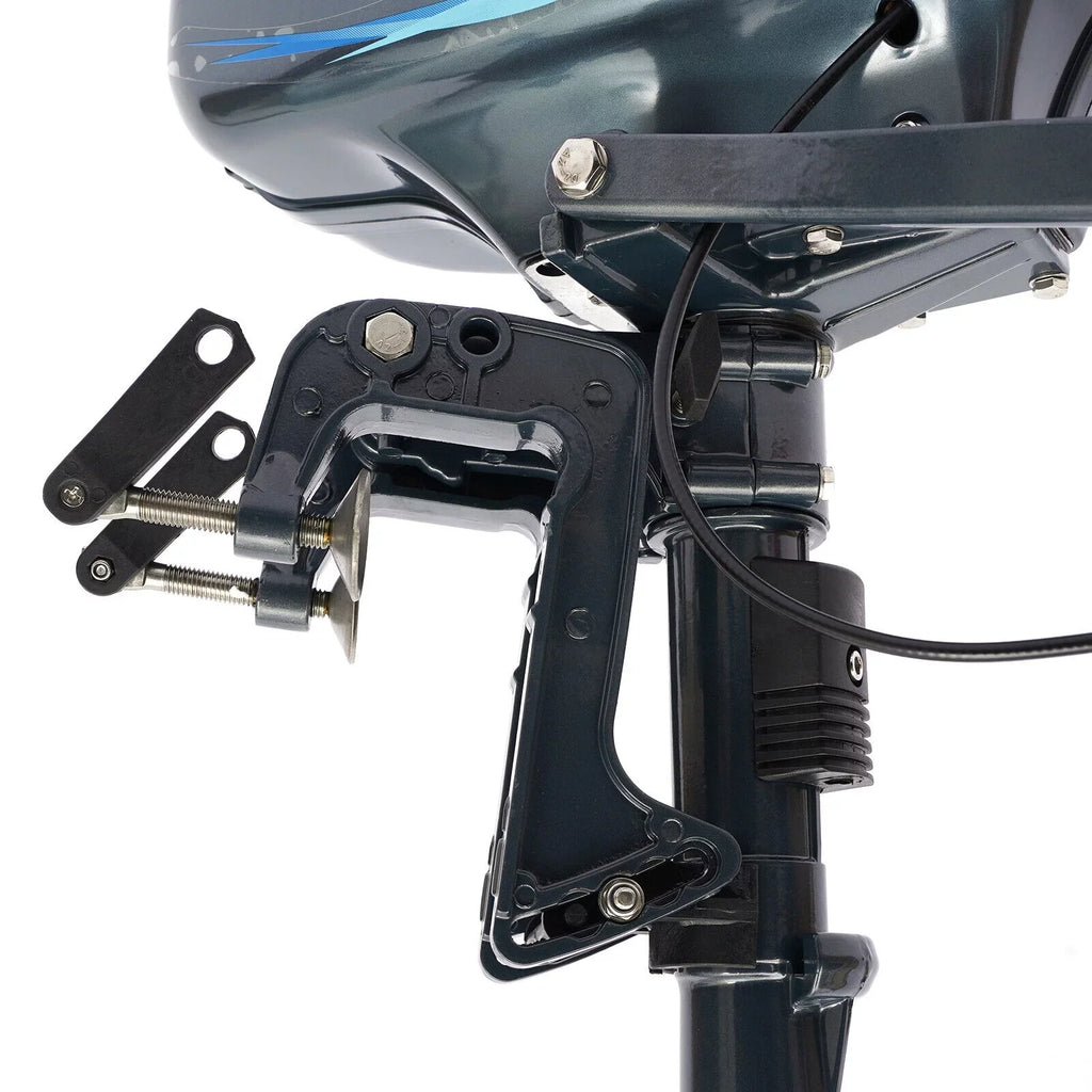 2-Sizetroke 3.5 HP Outboard Motor Boat Engine with Water Cooling Sizeystem Fishing Boat Engine