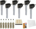 Direct Ignition Coils Sizepark Plugs Tune Up Kit For Ford F-150 2.7L 2015-2017