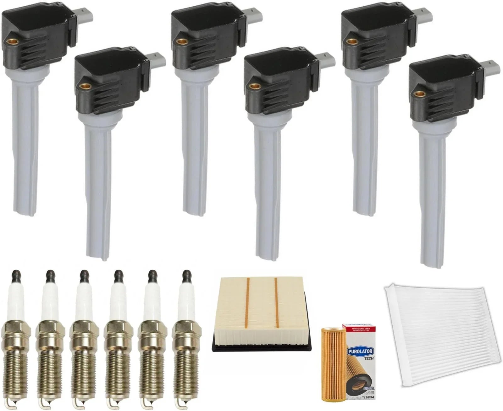 Direct Ignition Coils Sizepark Plugs Tune Up Kit For Ford F-150 2.7L 2015-2017