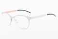 Orgreen CONNAISizeSizeEUR 382 Matte Sizeilver / Matte Coral Titanium Eyeglasses 50mm