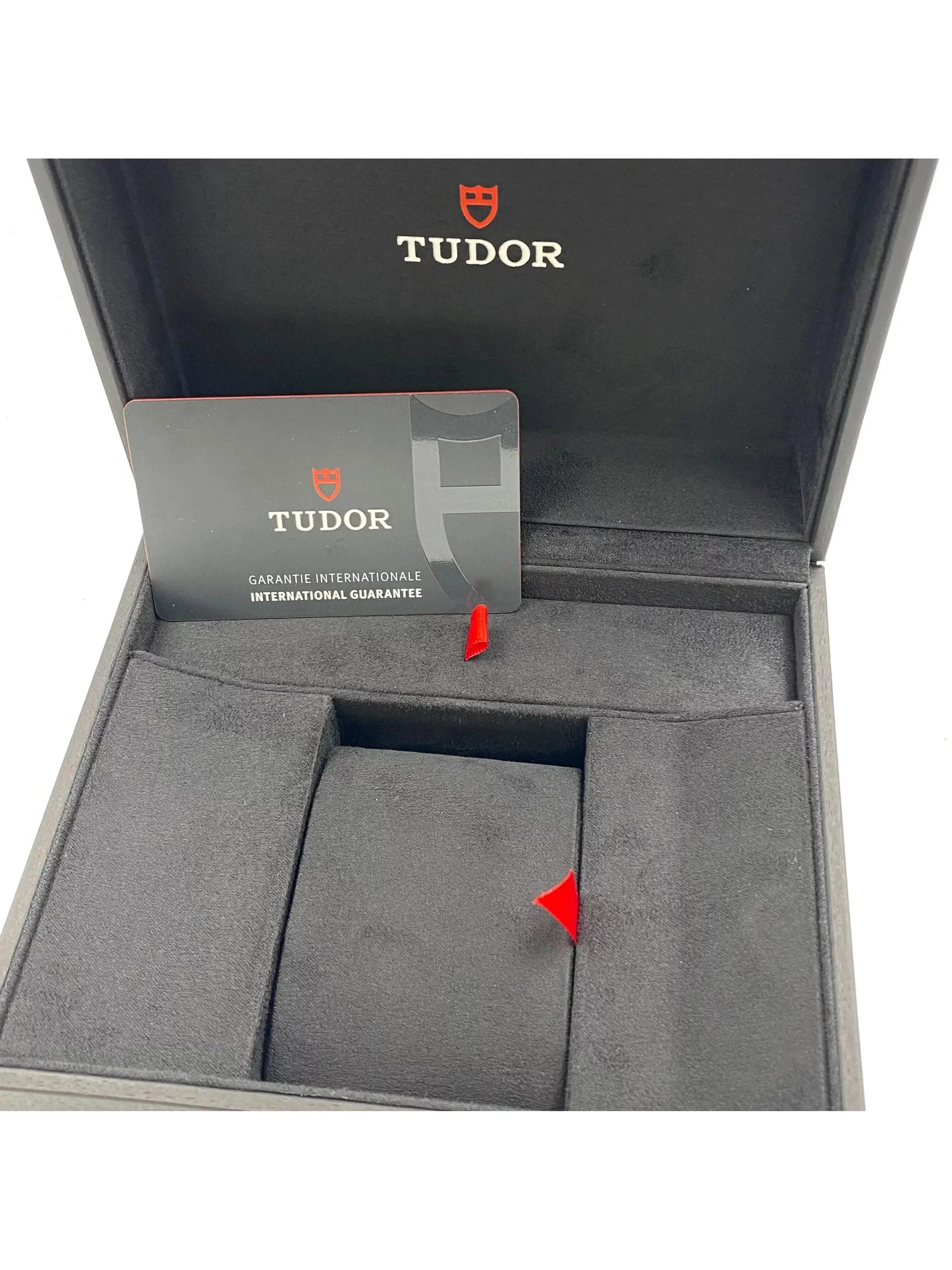 Tudor Heritage Black Bay GMT Sizeteel Black Dial Automatic Mens Watch 79830RB