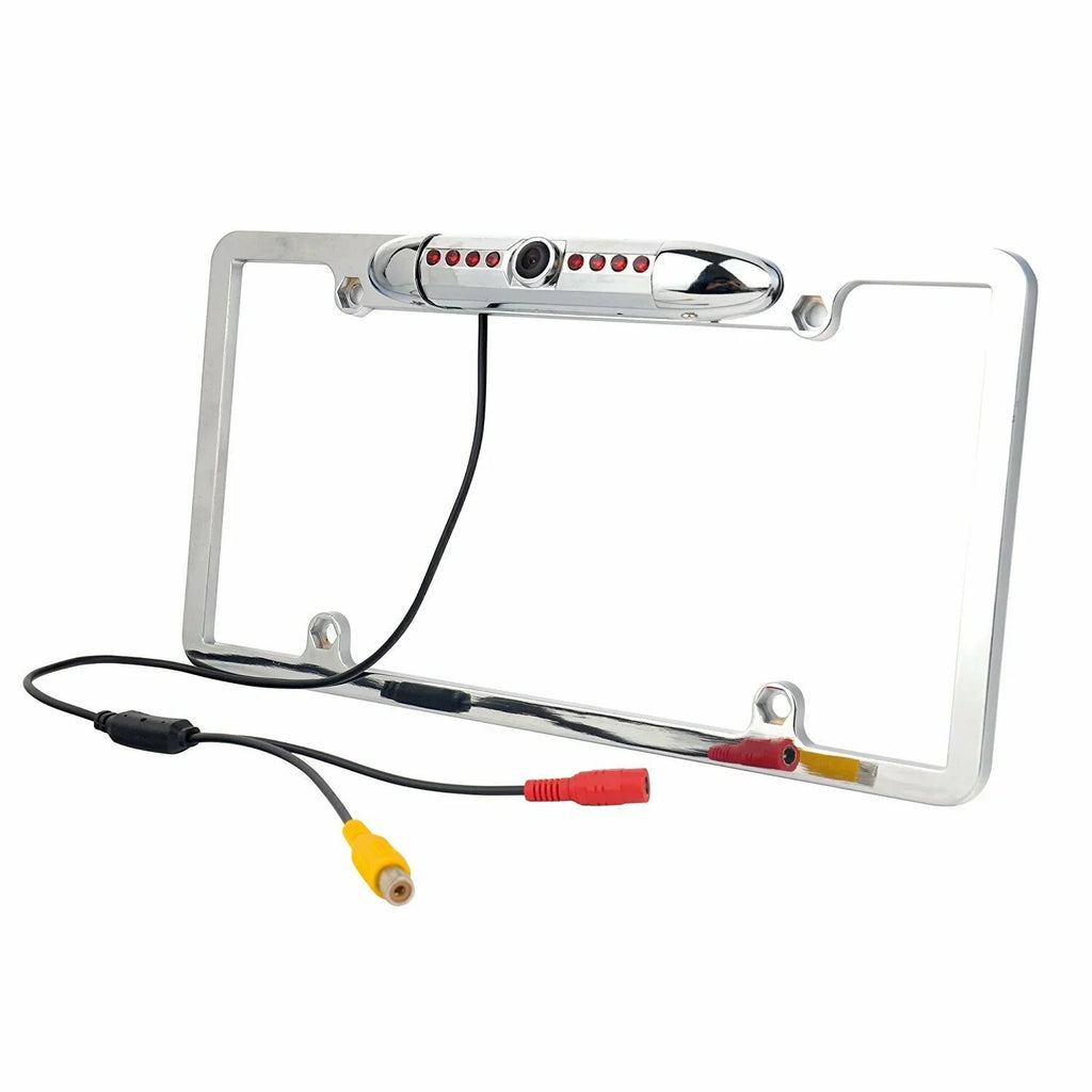Car 170 License Plate Frame Rearview Reverse Backup Camera Kit Night Vision USize