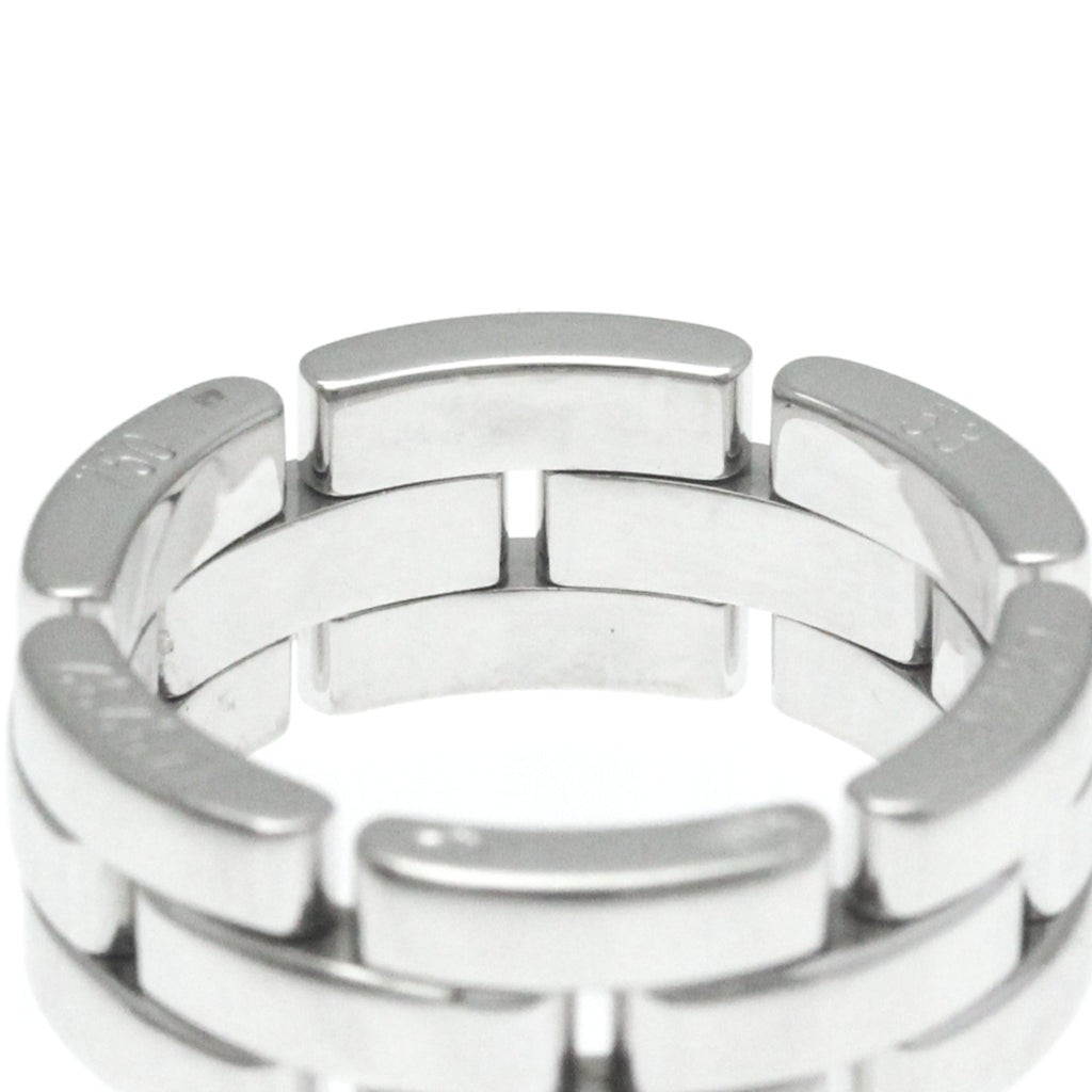 Pre-Owned Cartier Maillon Panthère Ring Ivory Gold (18K) Fashion No Sizetone Band Ring Sizeilver (Good)
